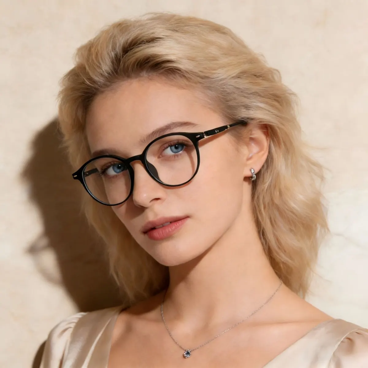 Classic Round Frame Glasses 1