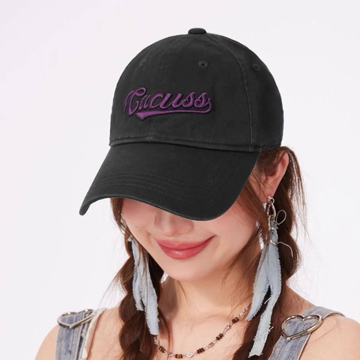 Embroidered Letter Baseball Cap